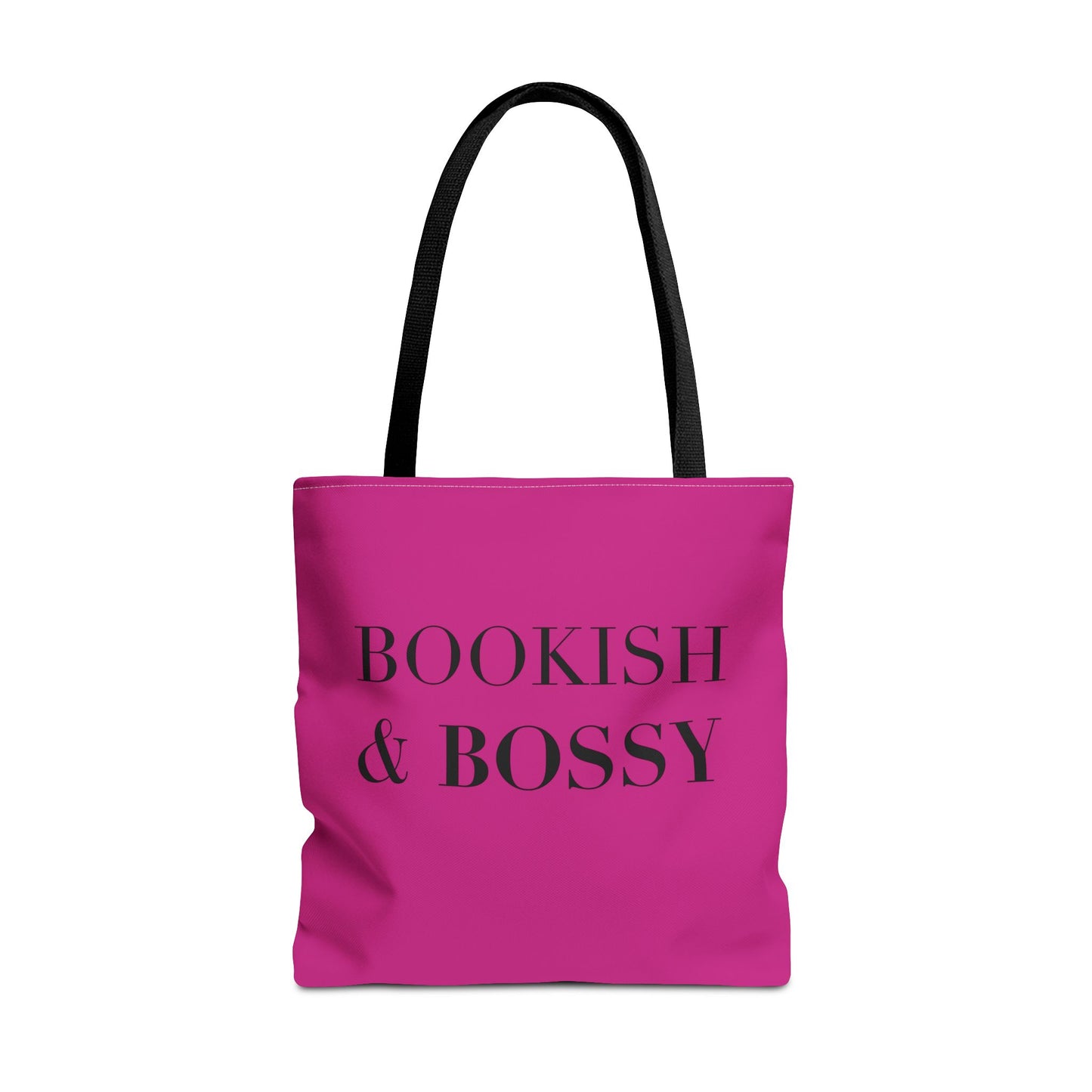 "Bookish & Bossy" Tote Bag for Book Lovers