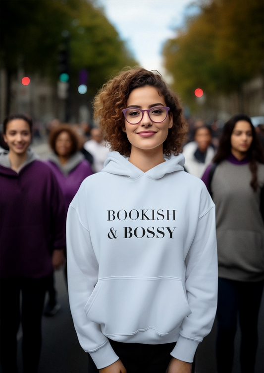 "Bookish & Bossy" Hoodie